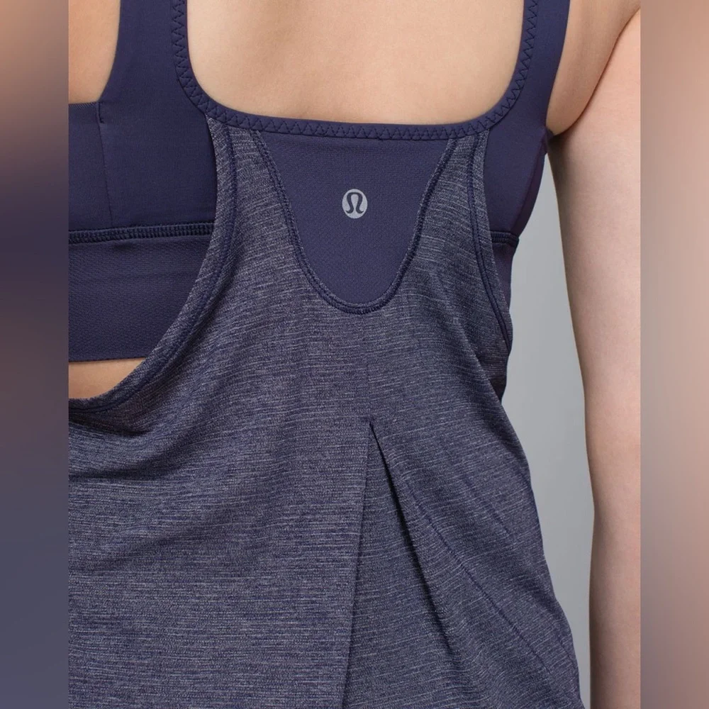 lululemon athletica Deep Blue Tank Top Size: 6